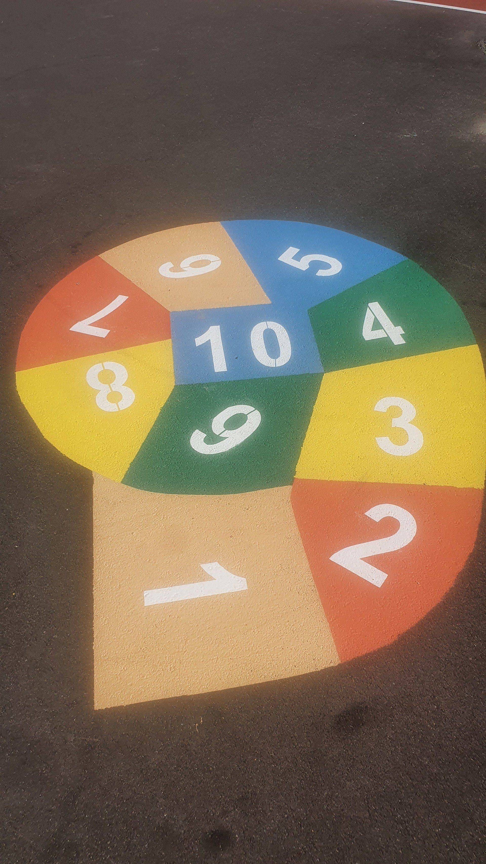 marquage au sol cour d'école