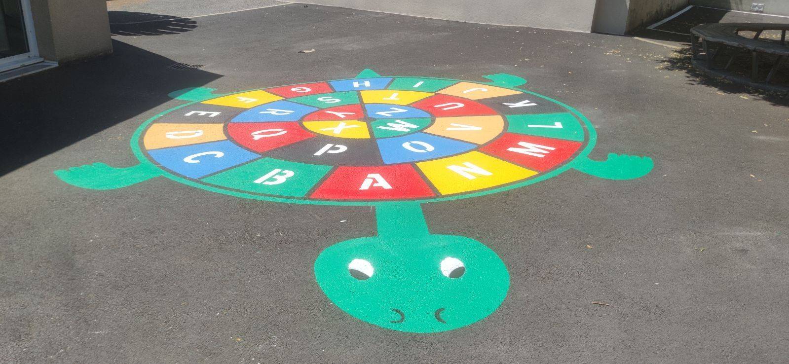 marquage au sol cour d'école